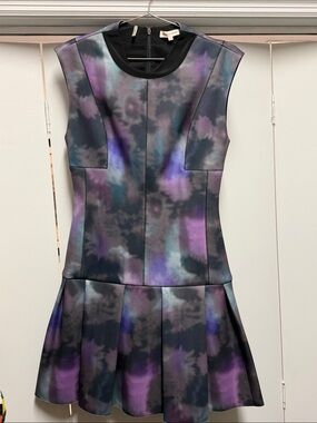💜Rebecca Taylor Black Dress with Subtle Collar